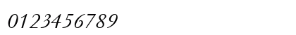 Garamond Italic Preview