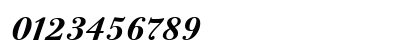 BodoniTweITCBoo Bold Italic Numeric Preview