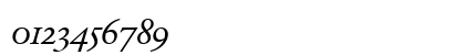 GaramondBESwash RomanItalic Preview