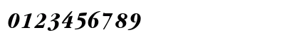 GaramondBlackCondSSK Italic Numeric Preview