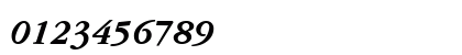 Garnet fed kursiv Numeric Preview