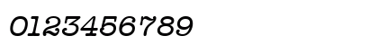 AmTypewriterMdITC Medium Italic Numeric Preview