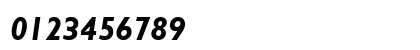 Gentle Bold Italic Numeric Preview
