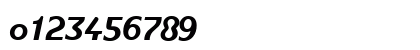 Gerling Italic Numeric Preview