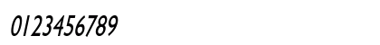 GibraltarCondensed Italic Preview