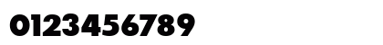 Glasnost Extra Bold Numeric Preview