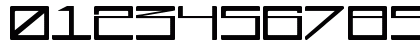 Glyphstream Regular Numeric Preview