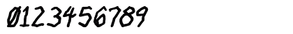 goon spectre TBS Bold Italic Numeric Preview