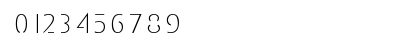 Andarilho Font normal Numeric Preview