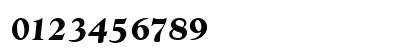 GoudyWtcT Bold Italic Numeric Preview