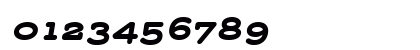 Grover Slab Bold Italic Numeric Preview