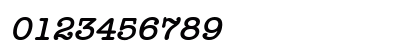 Headline BoldItalic Numeric Preview