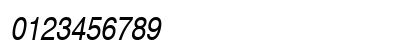 Helvetica Narrow Oblique Preview