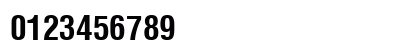 Helvetica-Condensed Bold Numeric Preview