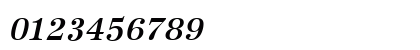 AntiquaStd-Medium Italic Numeric Preview