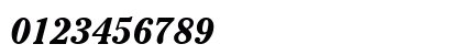H_Cheltenham ITC BT BoldItalic Numeric Preview