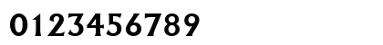 H_Flareserif 821 BT Bold Numeric Preview