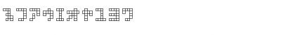 square type kana Font