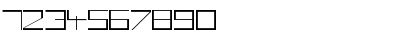 Square Unique Thin Font