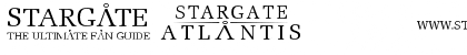 Stargate Atlantis Glyphs Regular Font