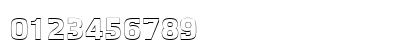 AquariusOutline DB Regular Numeric Preview