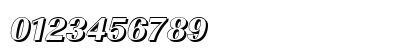 ImperialSh-Xbold Italic Numeric Preview