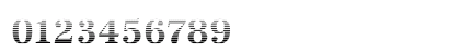IrisBeckerGradient Bold Numeric Preview