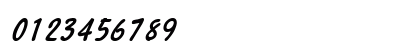 Manuscript BoldItalic Numeric Preview