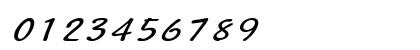 Manuscript Extended Italic Numeric Preview