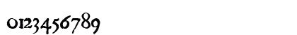 JSL Blackletter Normal Numeric Preview