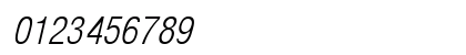 ArenaCondensedLight Italic Preview