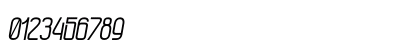 Kagura Italic Regular Numeric Preview