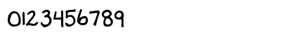 KG Scrogglet Regular Numeric Preview