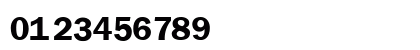 0Fran-B Regular Numeric Preview