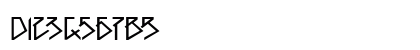 1001head Font Regular Preview