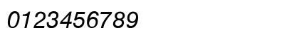 1Swis-I Regular Numeric Preview