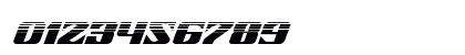 21 Gun Salute Halftone Italic Italic Numeric Preview