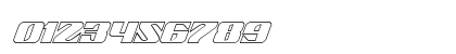 21 Gun Salute Outline Italic Italic Preview
