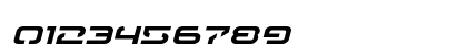 4114 Blaster Expanded Italic Expanded Italic Numeric Preview