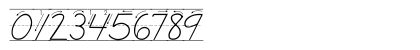 AbcCursiveArrow Regular Numeric Preview