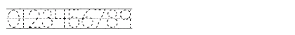 AbcPrintDottedLined Regular Numeric Preview