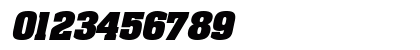 AchenCyr Bold Italic Numeric Preview