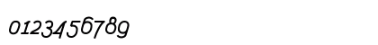 acroscript Regular Numeric Preview