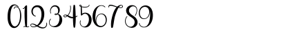 Adreena Script Demo Regular Numeric Preview