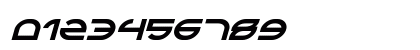 Aetherfox Italic Italic Numeric Preview