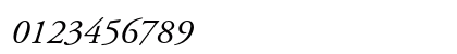 Adobe Garamond Italic Preview