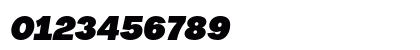 Agrandir Black Italic Numeric Preview