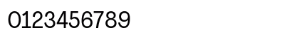 Agrandir Narrow Regular Numeric Preview