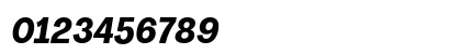 Agrandir Narrow Bold Italic Numeric Preview