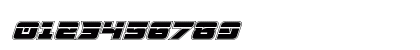 Aircruiser Academy Laser Italic Italic Preview